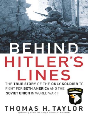 cover image of Behind Hitler's Lines